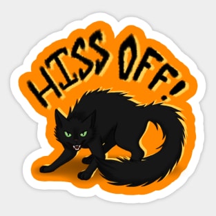 Hiss Off! Sticker